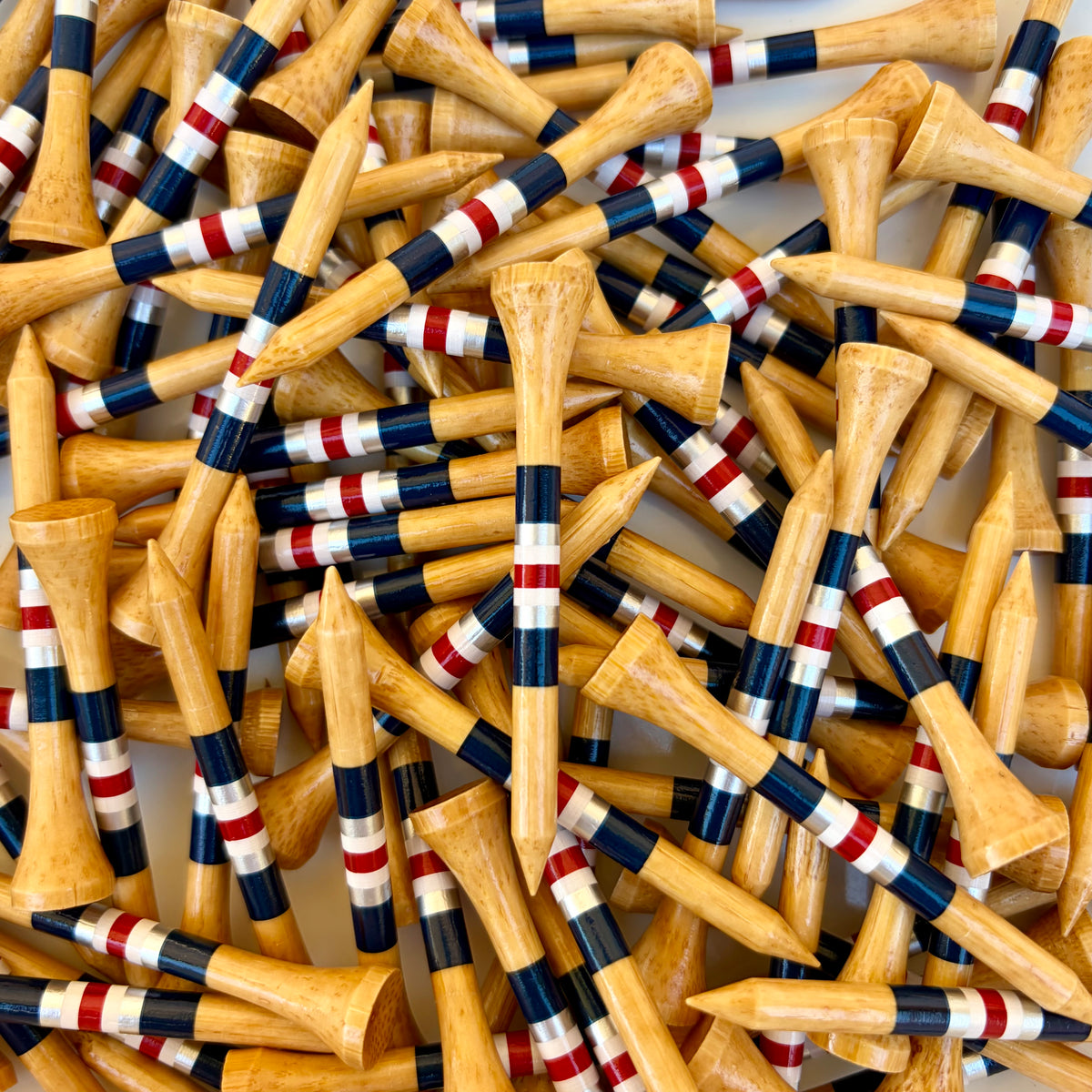 Mr America premium bamboo golf tees, 2¾in, 25 pack