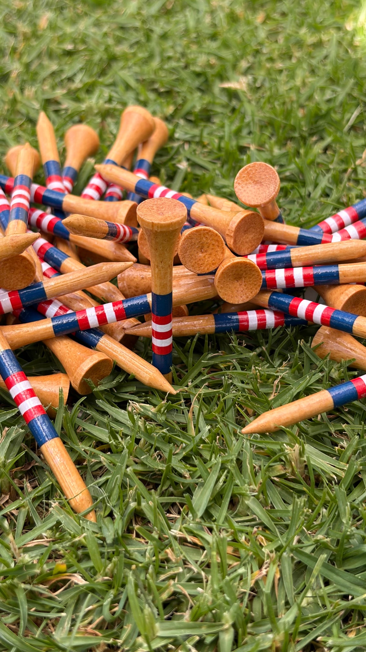 Level Pegs Top Gun bamboo golf tees